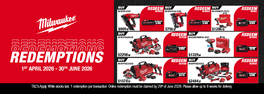 Milwaukee Redemptions 1 Apr - 30 Jun 2026